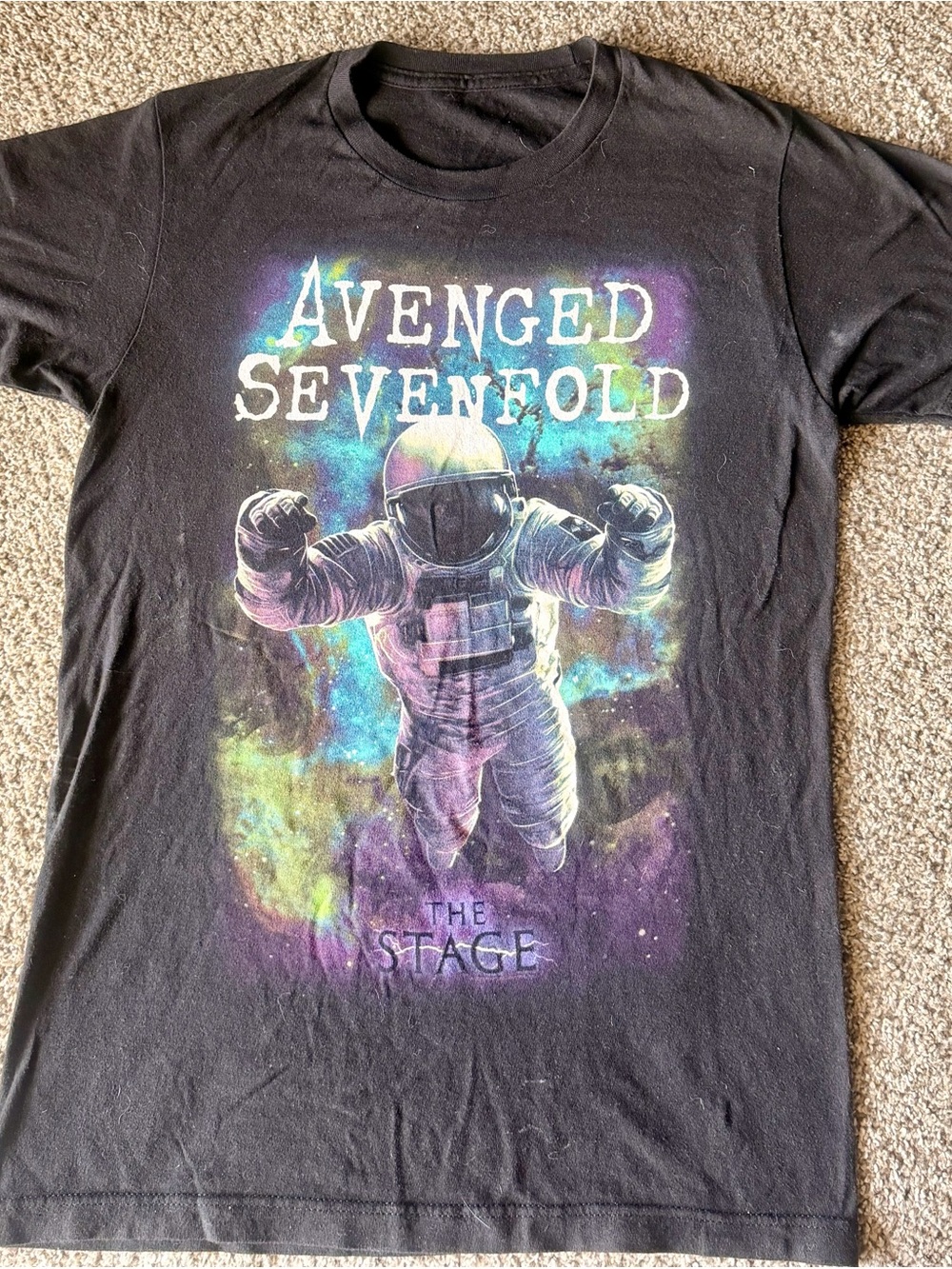 Avenged Sevenfold 'The Stage' Black Astronaut Graphic Tee